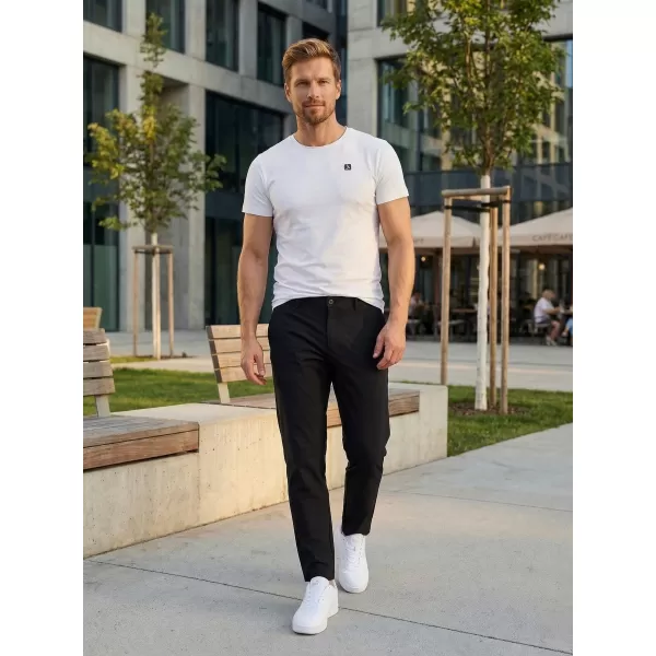  Мъжки панталон ALTISPORT ATS TROUSER SLIM-FIT ЧЕРЕН 