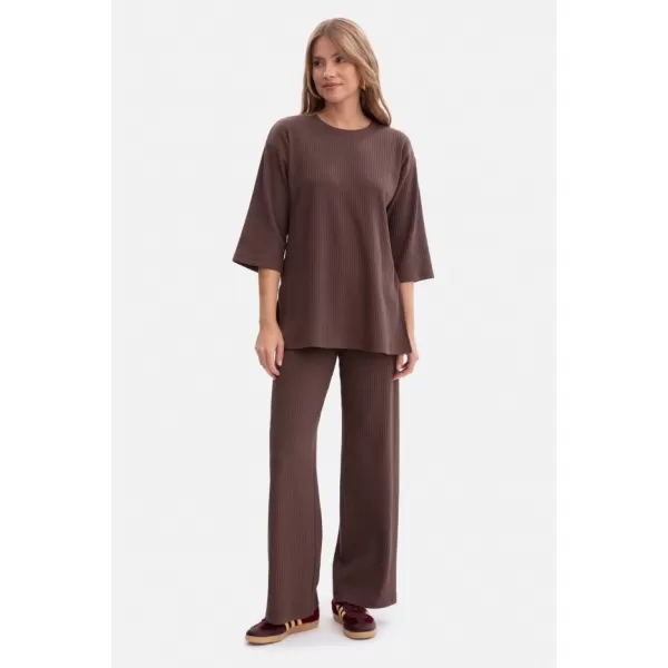  Дамска блуза BEWEAR B301 КАФЯВО 