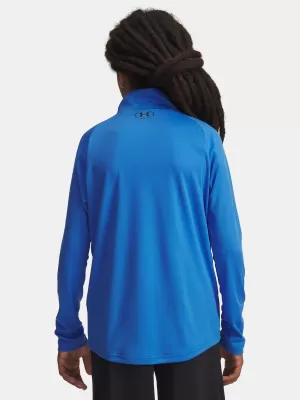 Момчешка тениска UNDER ARMOUR UA TECH 2.0 1/2 ZIP 1363286-402 СИНЬО