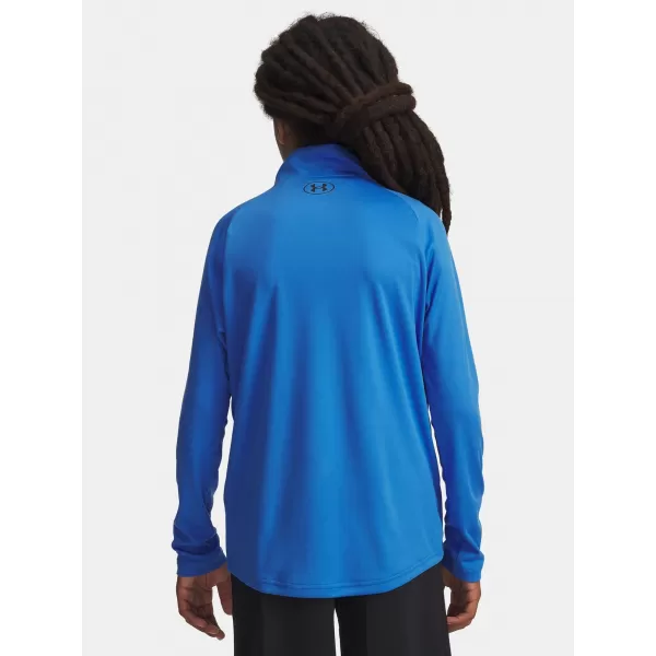  Момчешка тениска UNDER ARMOUR UA TECH 2.0 1/2 ZIP 1363286-402 СИНЬО 