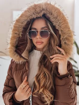 Дамско яке DSTREET TY4936 БРАУН