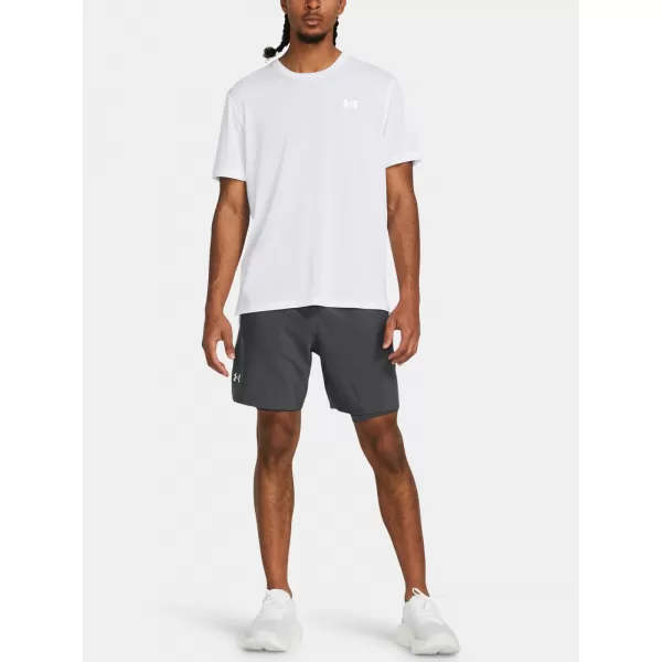  Мъжки шорти UNDER ARMOUR UA LAUNCH 7'' 2-IN-1 SHORTS 1382641-025 СИВО 