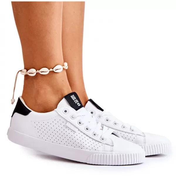  Дамски маратонки BIG STAR HH274071 WHITE/BLACK Big Star Shoes 