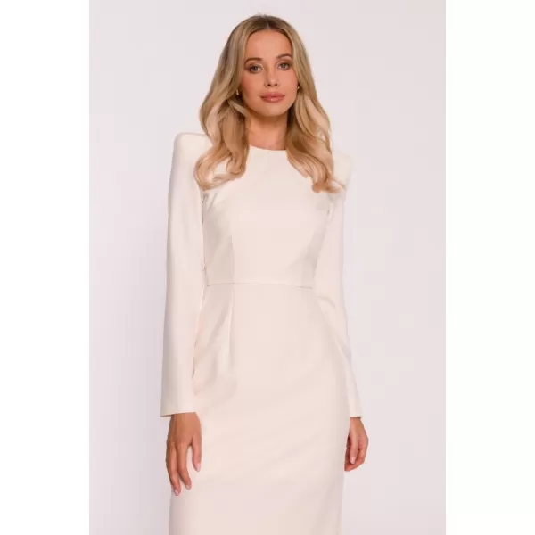 Рокля STYLOVE S412 СЛОНОВА КОСТ 