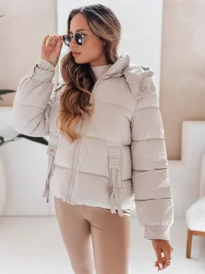 Дамско яке DSTREET TY5066 БЕЖОВО