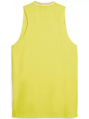 Мъжки фланелка PUMA HOOPS TEAM GAME JERSEY 67662805 КИБЕР ЖЪЛТ