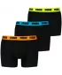 Боксьор PUMA MEN EVERYDAY BOXER 3P 93832706 ЧЕРНО/ВАРОВИ ЦВЕТОВЕ НА ЛОГОТО