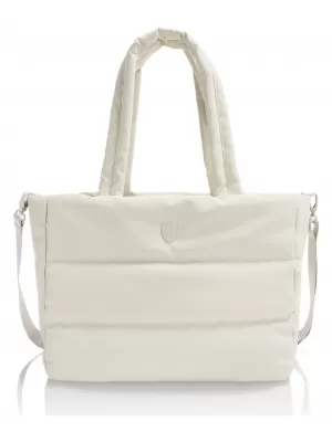 Чанта HEYS PUFFER TRAVEL TOTE МРЪСНО БЯЛО