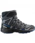 Детски обувки SALOMON XA PRO V8 WINTER WATERPROOF J ТУРБУЛЕНЦИЯ/ЧЕРНО/ТЪМНО СИНЬО
