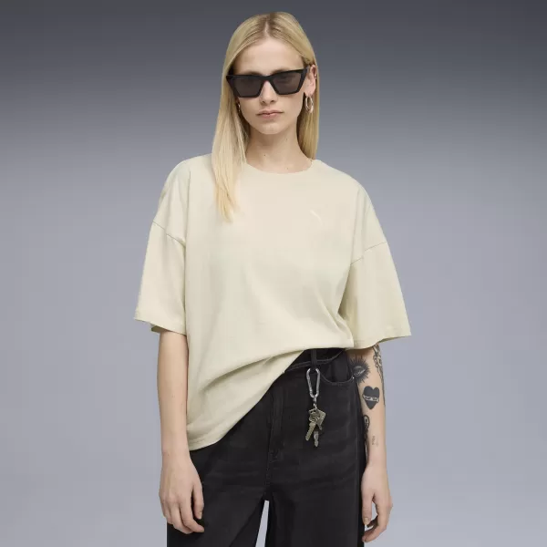  Дамска тениска PUMA HER OVERSIZED TEE 68814887 АЛПИЙСКИ СНЯГ 