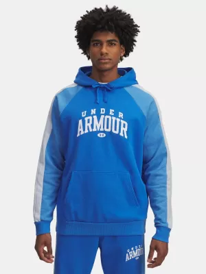 Мъжки суичър UNDER ARMOUR RIVAL FLC CB HOOD СИНЬО