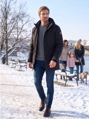 Мъжко зимно яке ALTISPORT GERRY ЧЕРЕН