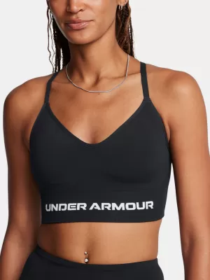 Дамски сутиен UNDER ARMOUR VANISH SEAMLESS LOW BRA 1384417-001 ЧЕРЕН