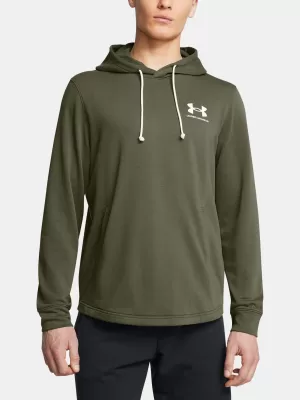 Мъжки суичър UNDER ARMOUR UA RIVAL TERRY LC HD 1370401-390 ЗЕЛЕНО