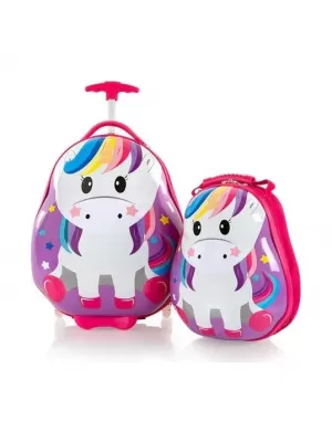Комплект куфари HEYS TRAVEL TOTS KIDS ЕДНОРОГ