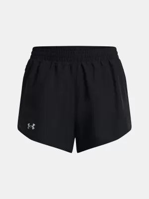 Дамски шорти UNDER ARMOUR UA FLY BY 3'' SHORTS 1382438-001 ЧЕРЕН