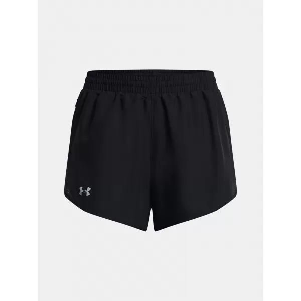  Дамски шорти UNDER ARMOUR UA FLY BY 3'' SHORTS 1382438-001 ЧЕРЕН 