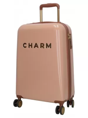 куфар CHARM LONDON CAPETOWN S РОЗОВО