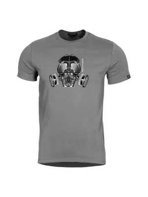 тениска PENTAGON AGERON GAS MASK K09012 ВЪЛК/СИВ