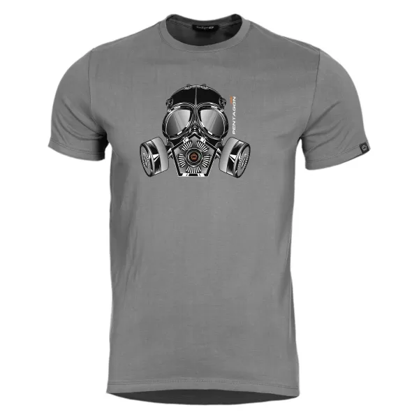  тениска PENTAGON AGERON GAS MASK K09012 ВЪЛК/СИВ 