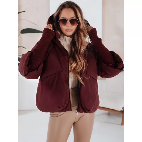  Дамско яке DSTREET TY5037 КЛАРЕТ 