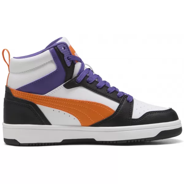  Бебешки обувки PUMA REBOUND V6 MID JR 39383134 PUMA WHITE/ORANGE GLO/BLACK 