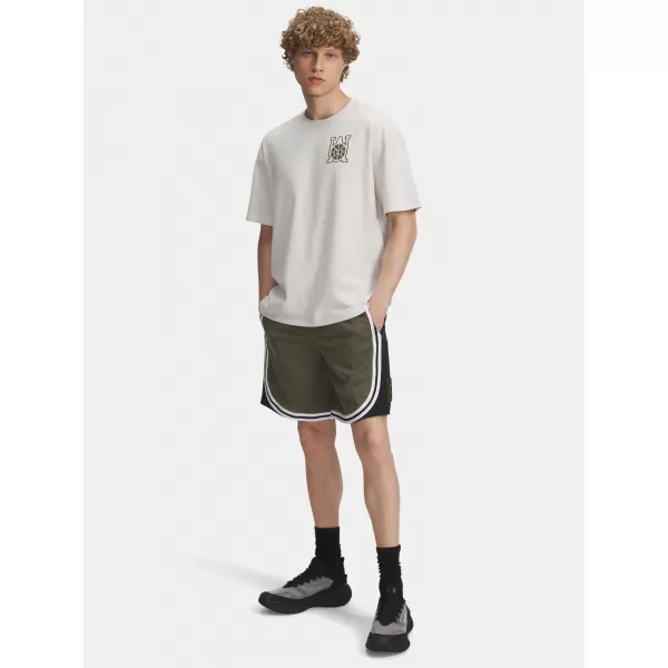  Мъжки шорти UNDER ARMOUR UA M COURTSIDE SHORT 6004087-390 ЗЕЛЕНО 