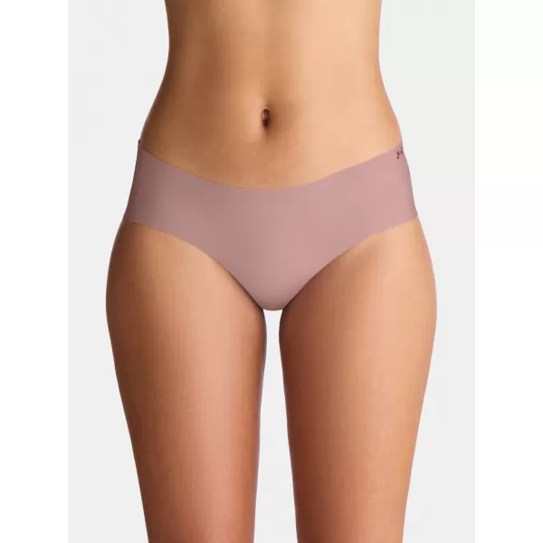  Дамски бикини UNDER ARMOUR UA PURE STRETCH NS HIP - 3PK 1383895-673 ТУРМАЛИНОВО РОЗОВО 
