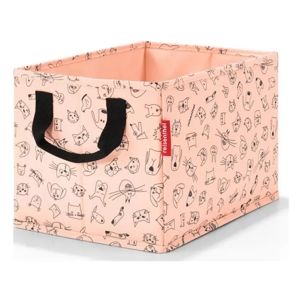  Сгъваема кутия за съхранение REISENTHEL STORAGEBOX KIDS КОТКИ И КУЧЕТА РОЗА 