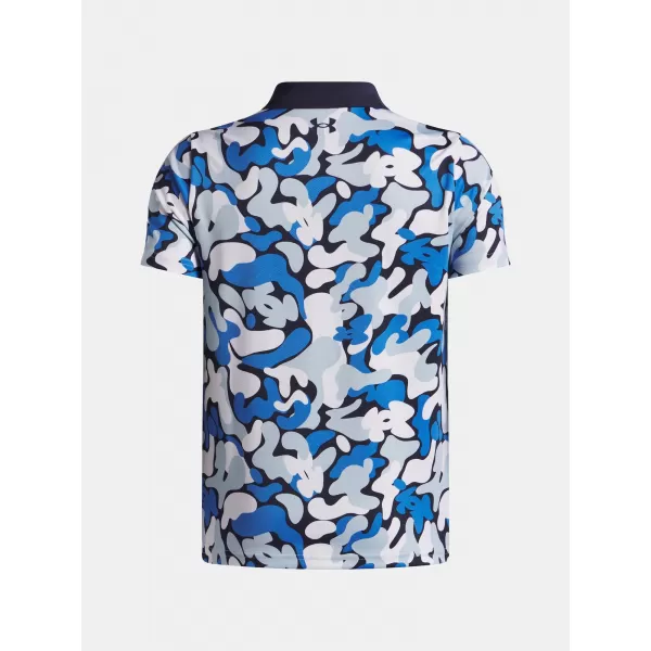  Момчешка тениска UNDER ARMOUR UA MATCHPLAY PRINTED POLO 1377349-412 СИНЬО 