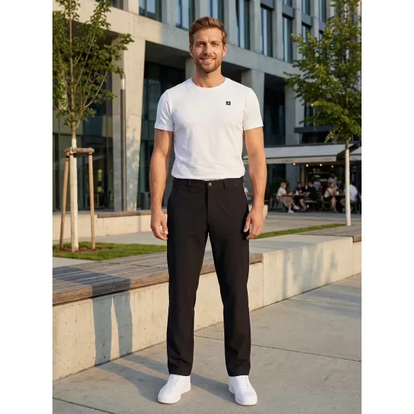  Мъжки панталон ALTISPORT ATS TROUSER SLIM-FIT ЧЕРЕН 