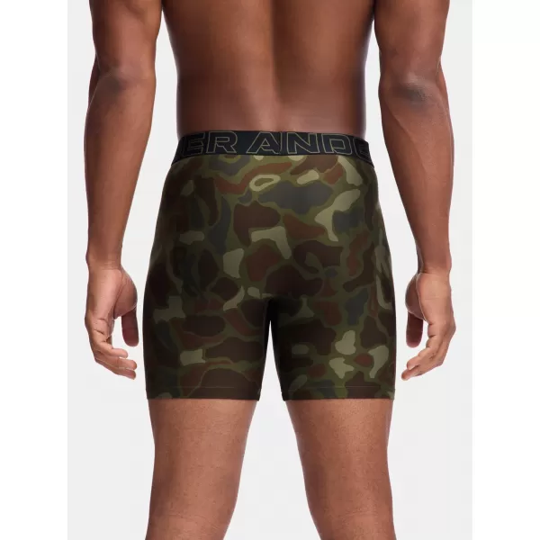  Мъжки боксерки UNDER ARMOUR M UA PERF TECH (3KS) 1383879-392 ЧЕРЕН СЪС СЛЪНЧЕВ ОРАН 