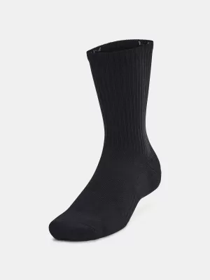 Чорапи UNDER ARMOUR UNISEX UA TC 3PK CREW 1386311-001 ЧЕРЕН