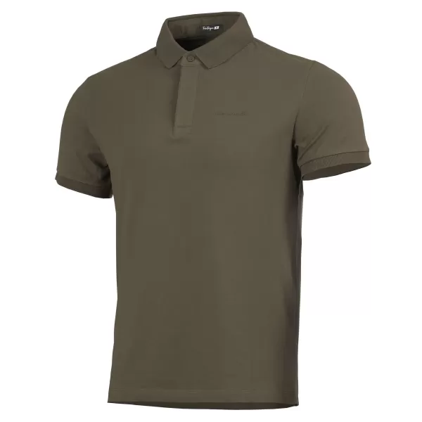  Мъжка тениска с яка PENTAGON VALOR POLO SHIRT K09051 КАФЯВО СИВО 