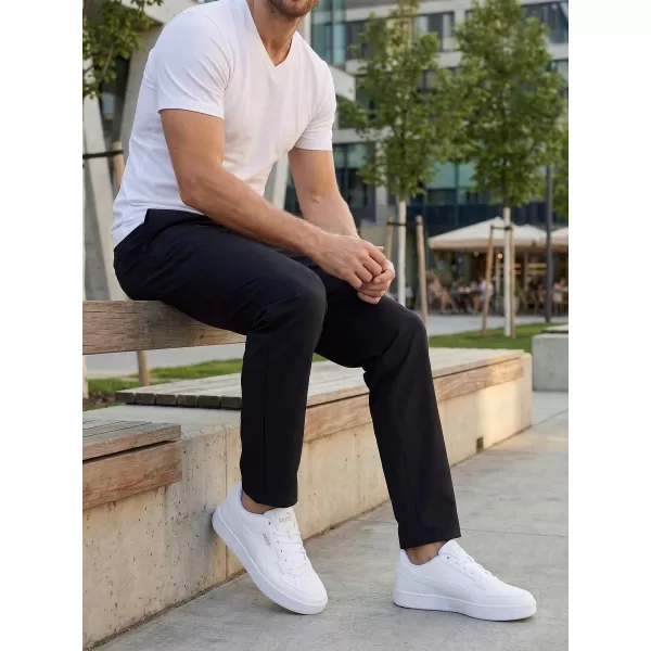  Мъжки панталон ALTISPORT ATS TROUSER CLASSIC-FIT ЧЕРЕН 