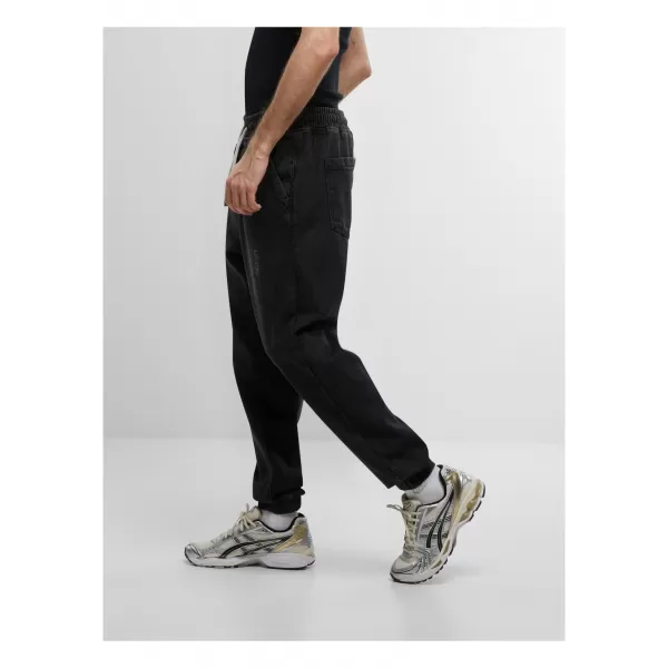  Мъжки дънки URBAN CLASSICS TB7296 ЧЕРНО ИЗМИТИ 