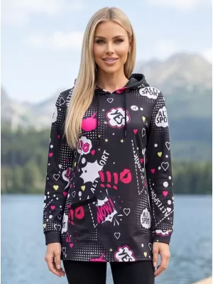 Дамска суитчър ALTISPORT GITA ЧЕРНО