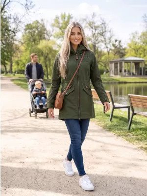 Дамско софтшел яке ALTISPORT GEMEE КАКИ