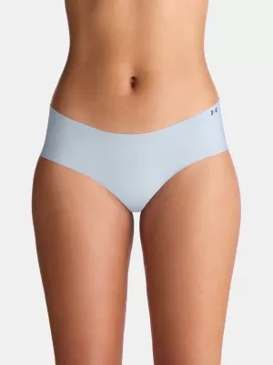 Дамски бикини UNDER ARMOUR UA PURE STRETCH NS HIP - 3PK 1383895-453 СИНЬО СПОКОЙСТВИЕ