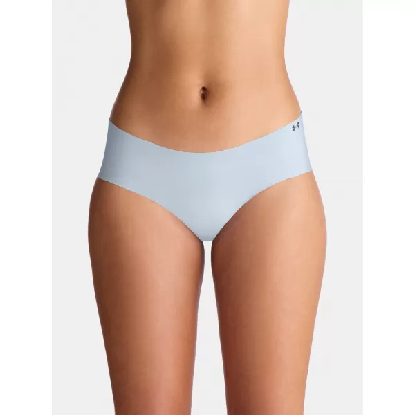  Дамски бикини UNDER ARMOUR UA PURE STRETCH NS HIP - 3PK 1383895-453 СИНЬО СПОКОЙСТВИЕ 