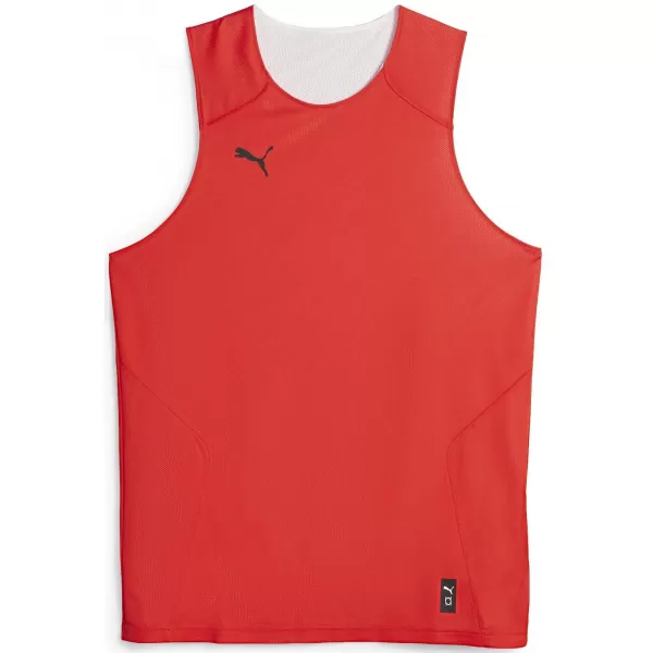  Мъжки фланелка PUMA REVERSIBLE PRACTICE JERSEY 67664003 PUMA RED 