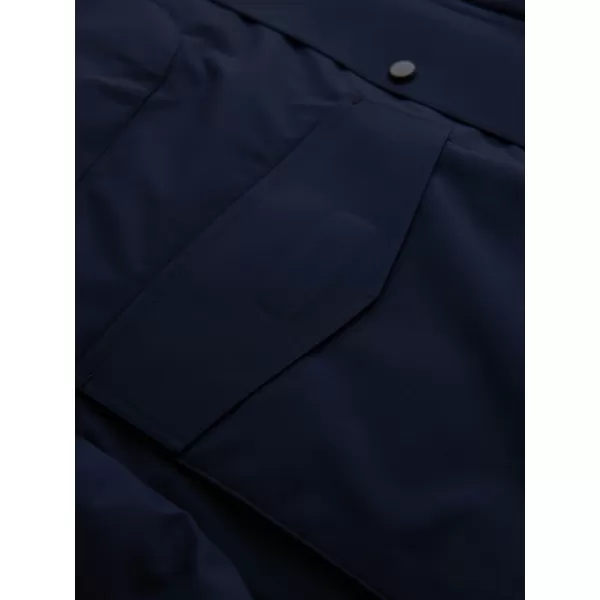  Мъжко зимно яке OMBRE OM-JAHP-0306 ТЪМНО СИНЬО 