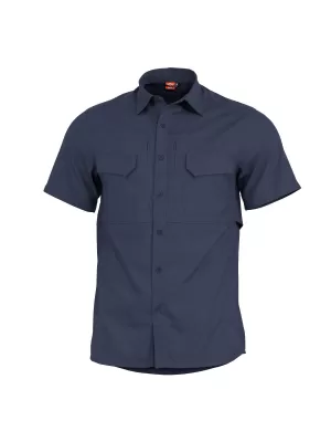 Мъжка риза PENTAGON PLATO SHIRT SHORT K02019 СРЕДНОЩНО СИНЬО