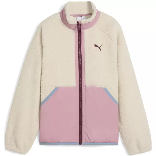  Детско яке PUMA HYBRID SHERPA JACKET 68840587 АЛПИЙСКИ СНЯГ 