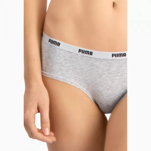  Бикини PUMA WOMEN HIPSTER 2P PACK 90785205 СИВО/СИВО 