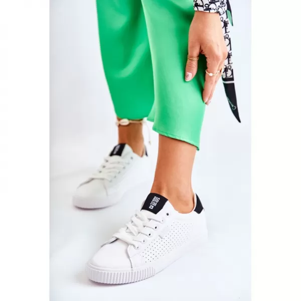  Дамски маратонки BIG STAR HH274071 WHITE/BLACK Big Star Shoes 