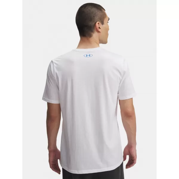  Мъжка тениска UNDER ARMOUR UA TRIPLE STACK LC LOGO SS БЯЛО 