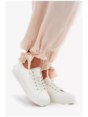 Дамски маратонки BIG STAR RR274A295 WHITE Big Star Shoes