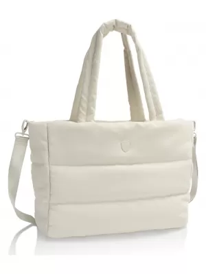 Чанта HEYS PUFFER TOTE BAG МРЪСНО БЯЛО