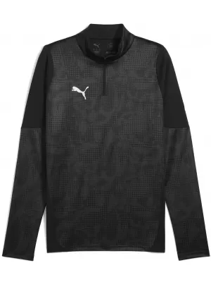 Мъжки суичър PUMA TEAMCUP TRAINING 1/4 ZIP TOP 659164_03 PUMA BLACK/PUMA SILVER